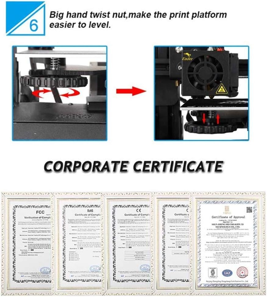 impresoras y scanners - ComgrowCreality Ender 3 Impresora 3D de aluminio con reanudación de impresión 5