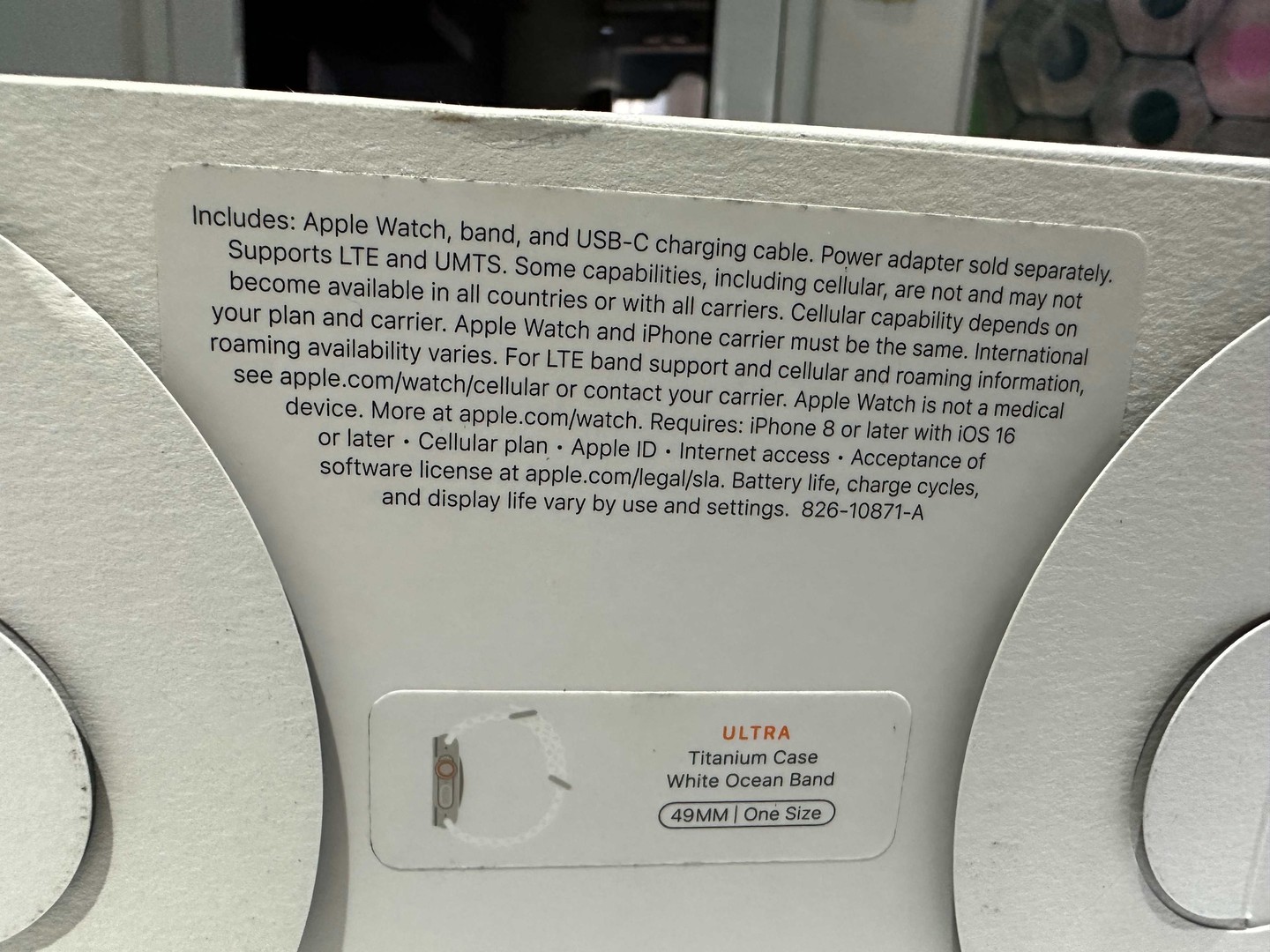 celulares y tabletas - Vendo Apple Watch Ultra 49mm Aluminium Nuevo - White Ocean Band - RD$ 44,500 NEG 2