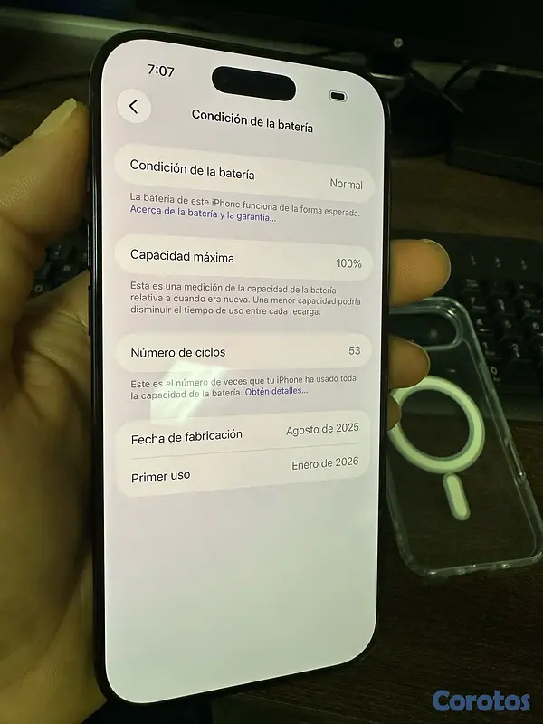 celulares y tabletas - iPhone 17 air de 256 bloqueado de red (imei clean ) 6