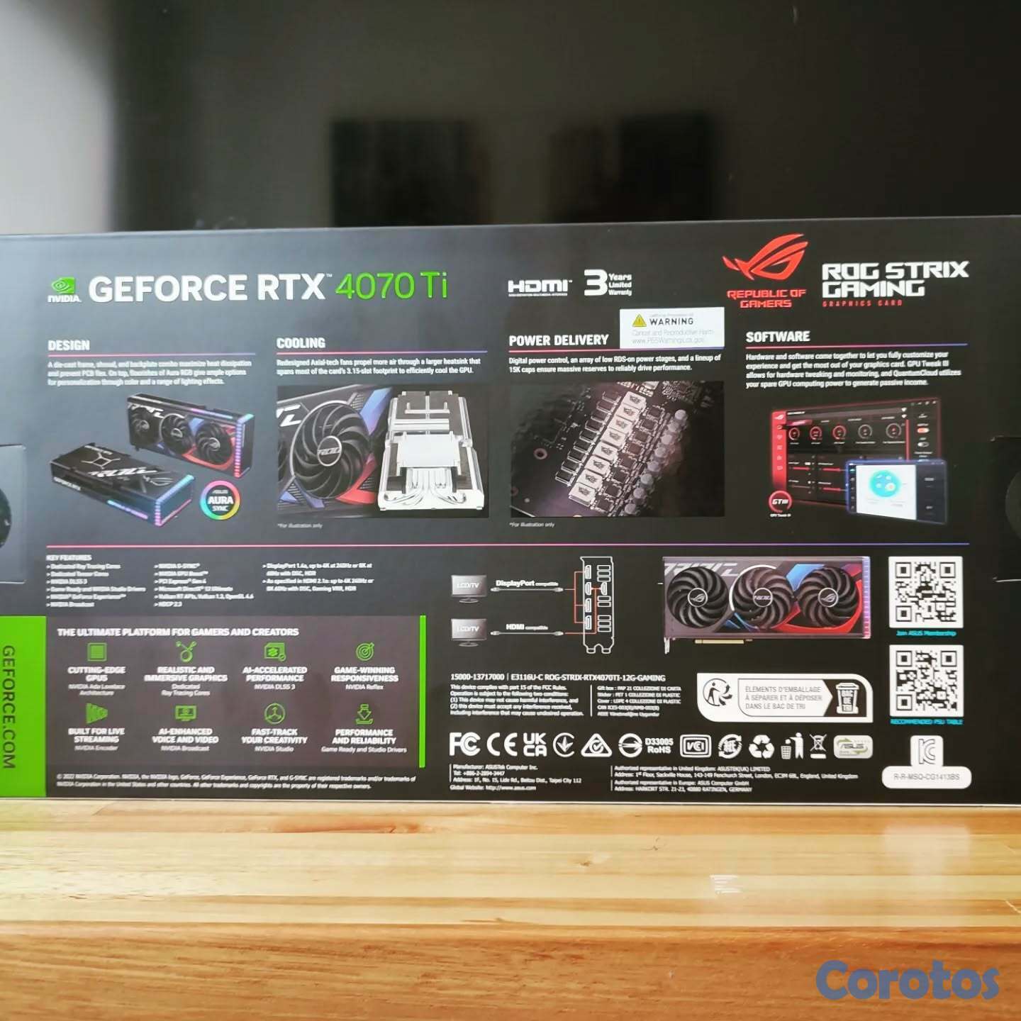 computadoras y laptops - TARJETA GRÁFICA RTX 4070 TI  2