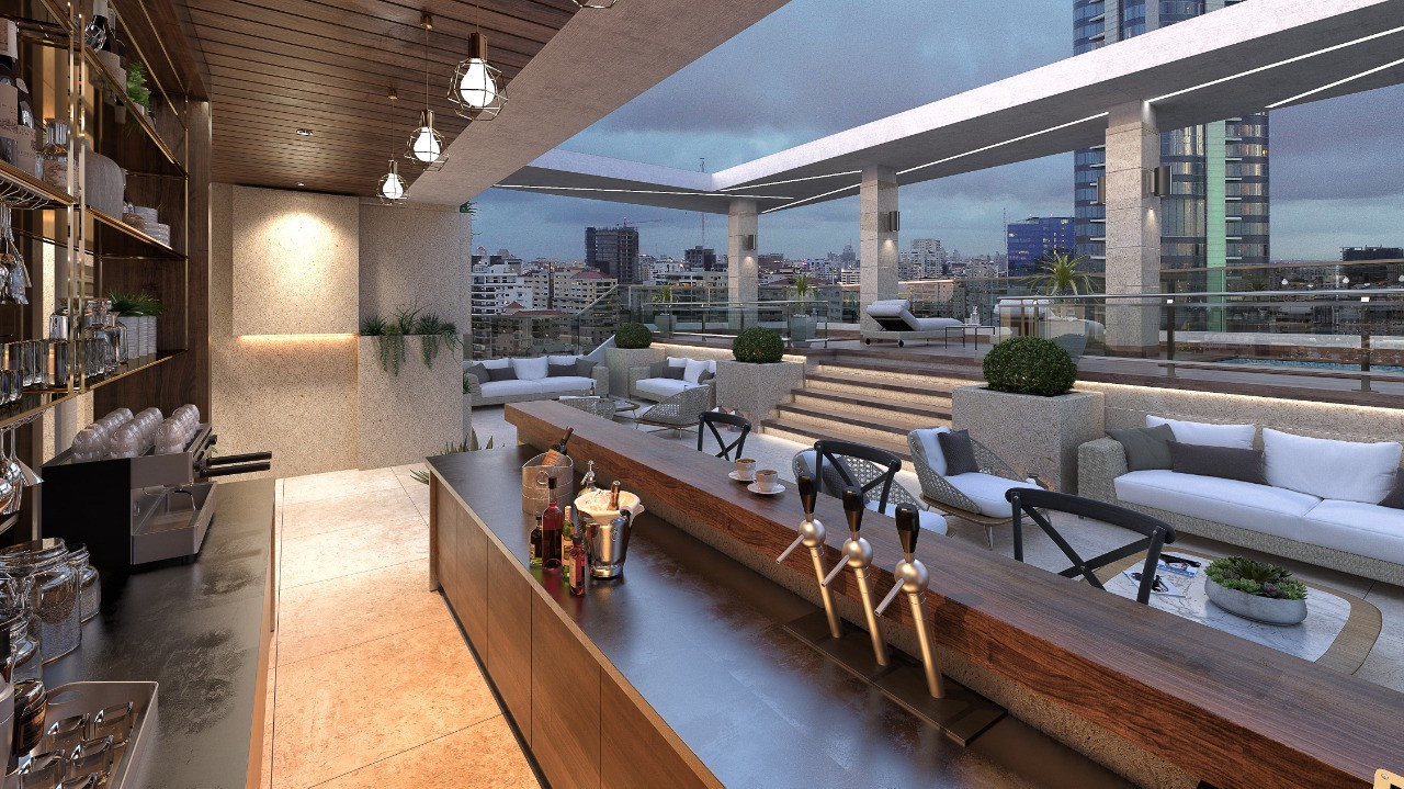 apartamentos - Condos 1Hab Listos Final 2024 Ideal P/Vivir o Alquilar c/Area Social Rooftop  1