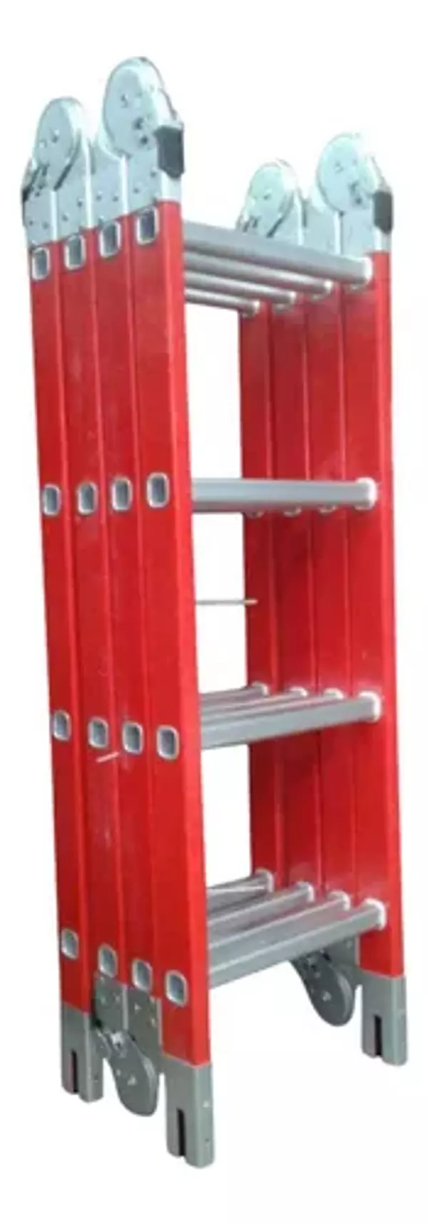 herramientas, jardines y exterior - escalera de aluminio plegable multifuncional  1