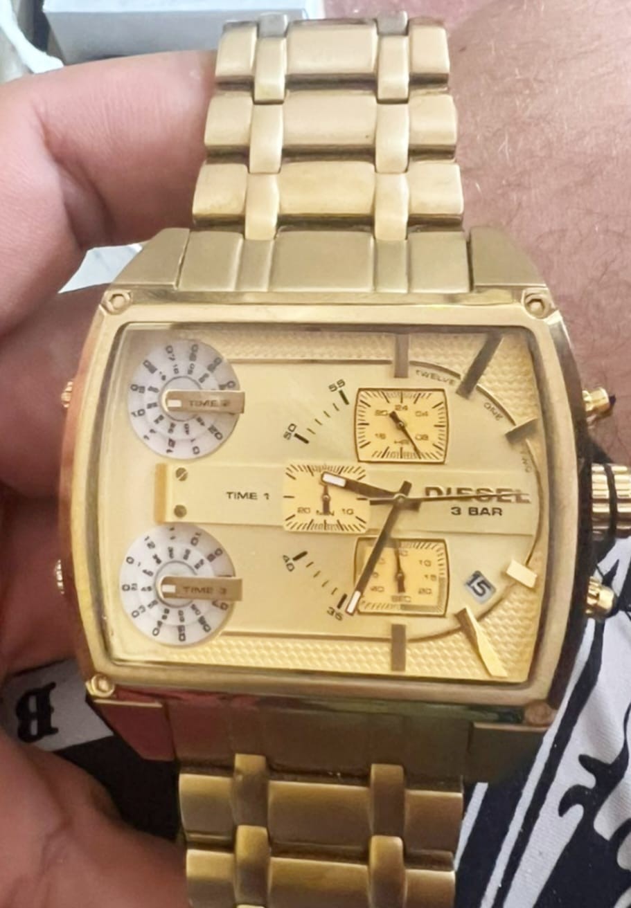 joyas, relojes y accesorios - Reloj Diesel  Fleet Dz7325 Diseño rectangular  0