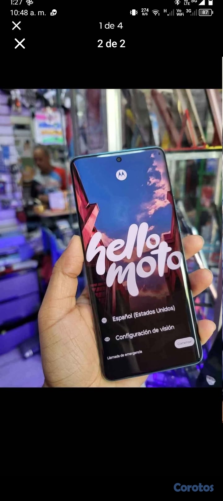 celulares y tabletas - Motorola edge 60 fusión 256G 16Ram
IP68 y IP69 proct.militar $16500 2