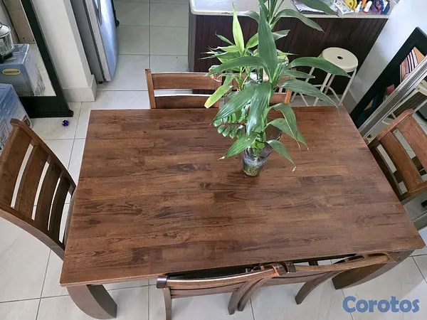 muebles y colchones - Comedor 6 sillas en madera importado 2