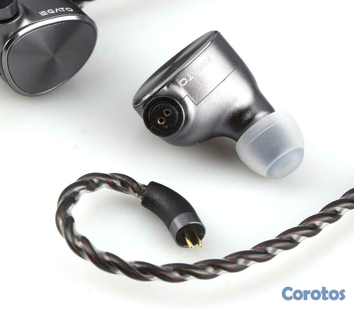 camaras y audio - 7Hz Legato audífono IEM 2 DD Basshead para amantes de los graves - cable 2 pines 3