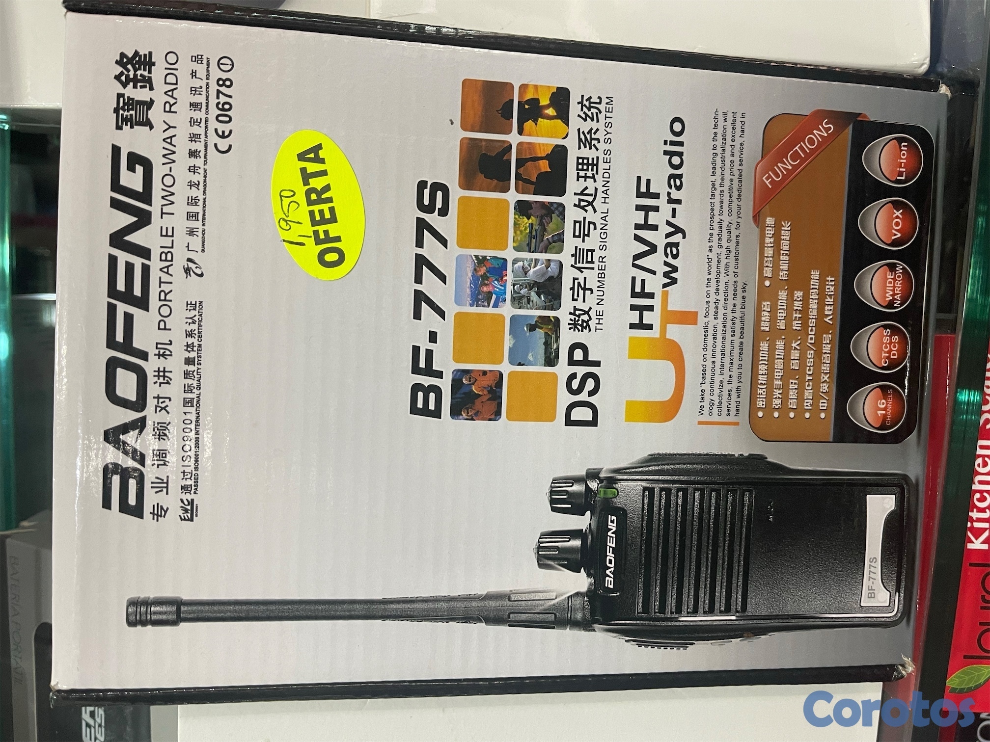 otros electronicos - Radio comunicación Baofeng. Doble. Walkie-talkie. BF-777S 1