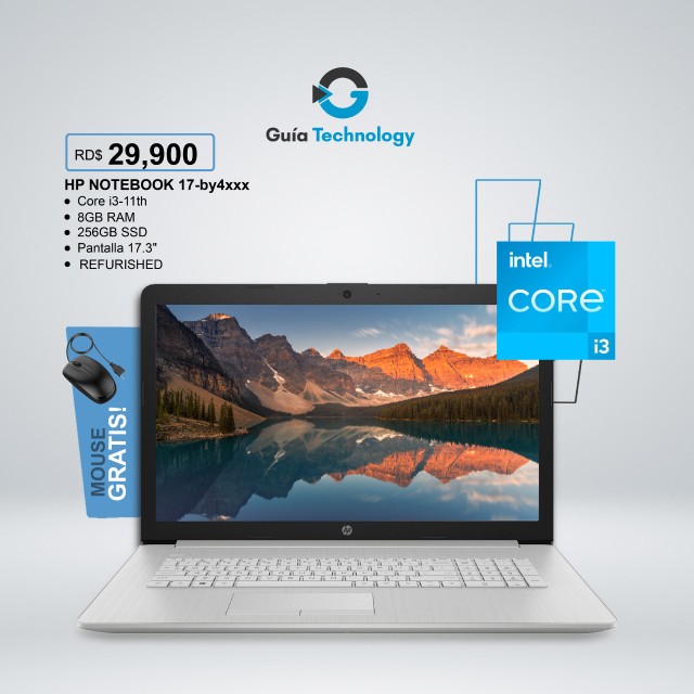 computadoras y laptops - HP NoteBook 17-by4xxx