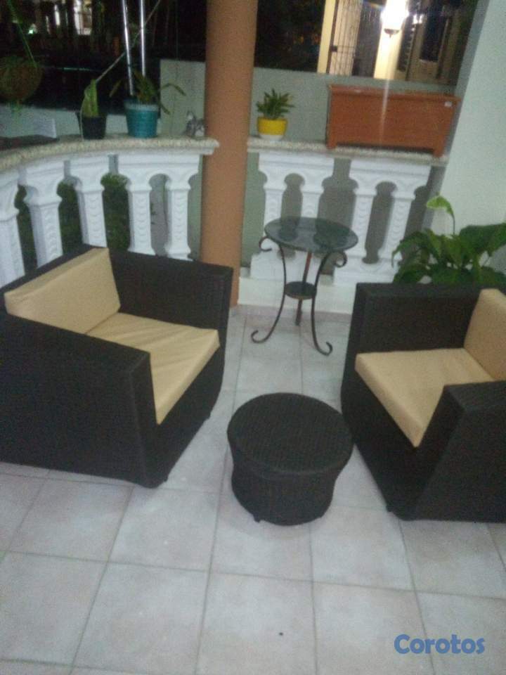 muebles y colchones - muebles en mimbres sintetico 6