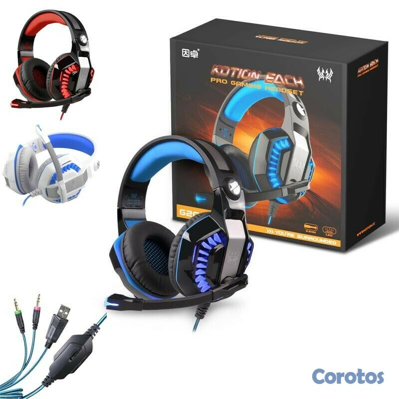 camaras y audio - Audifonos Gaming G2000 con cancelación de ruido 1