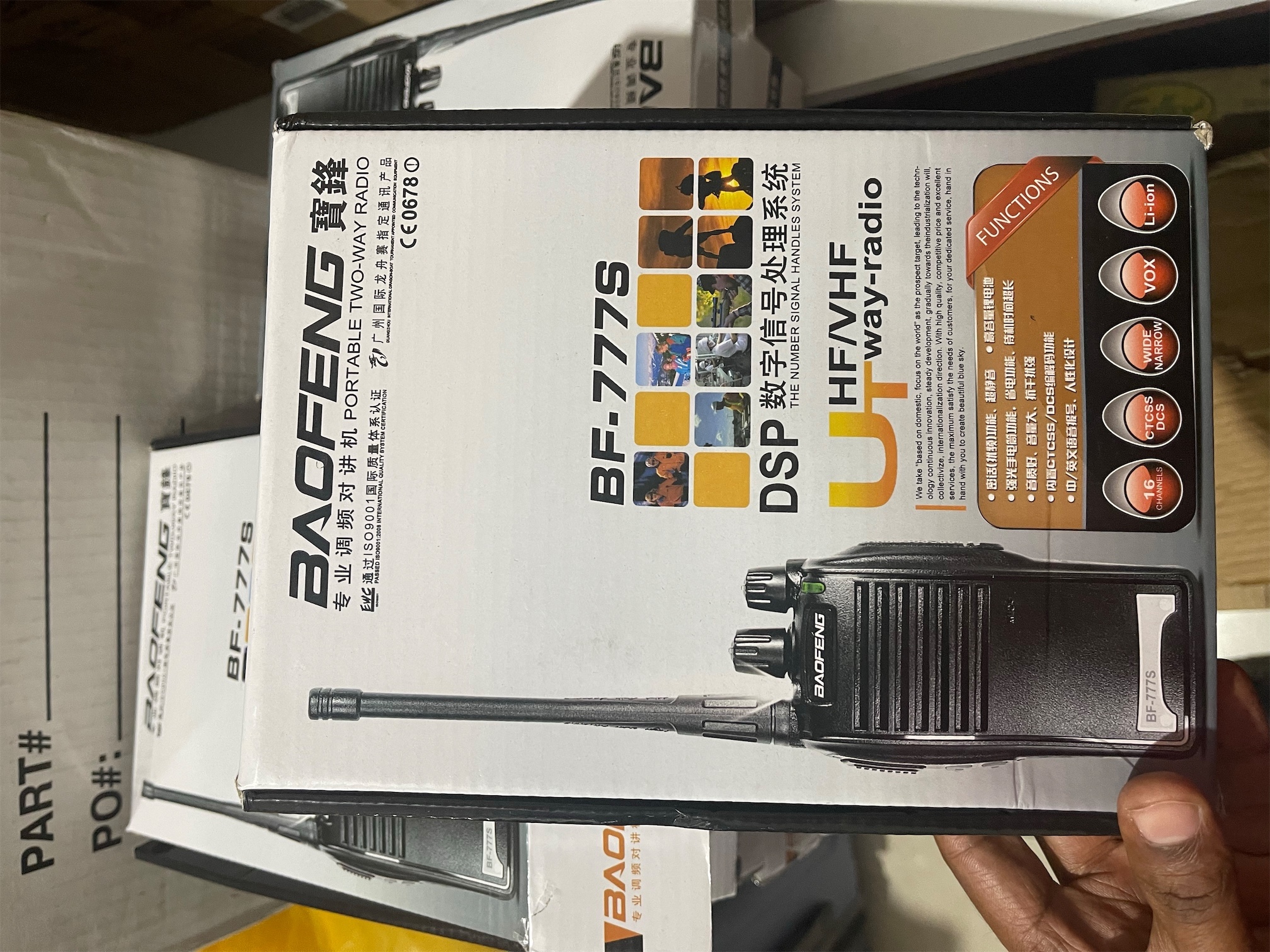 otros electronicos - Radio comunicación Baofeng. Doble. Walkie-talkie. BF-777S 1