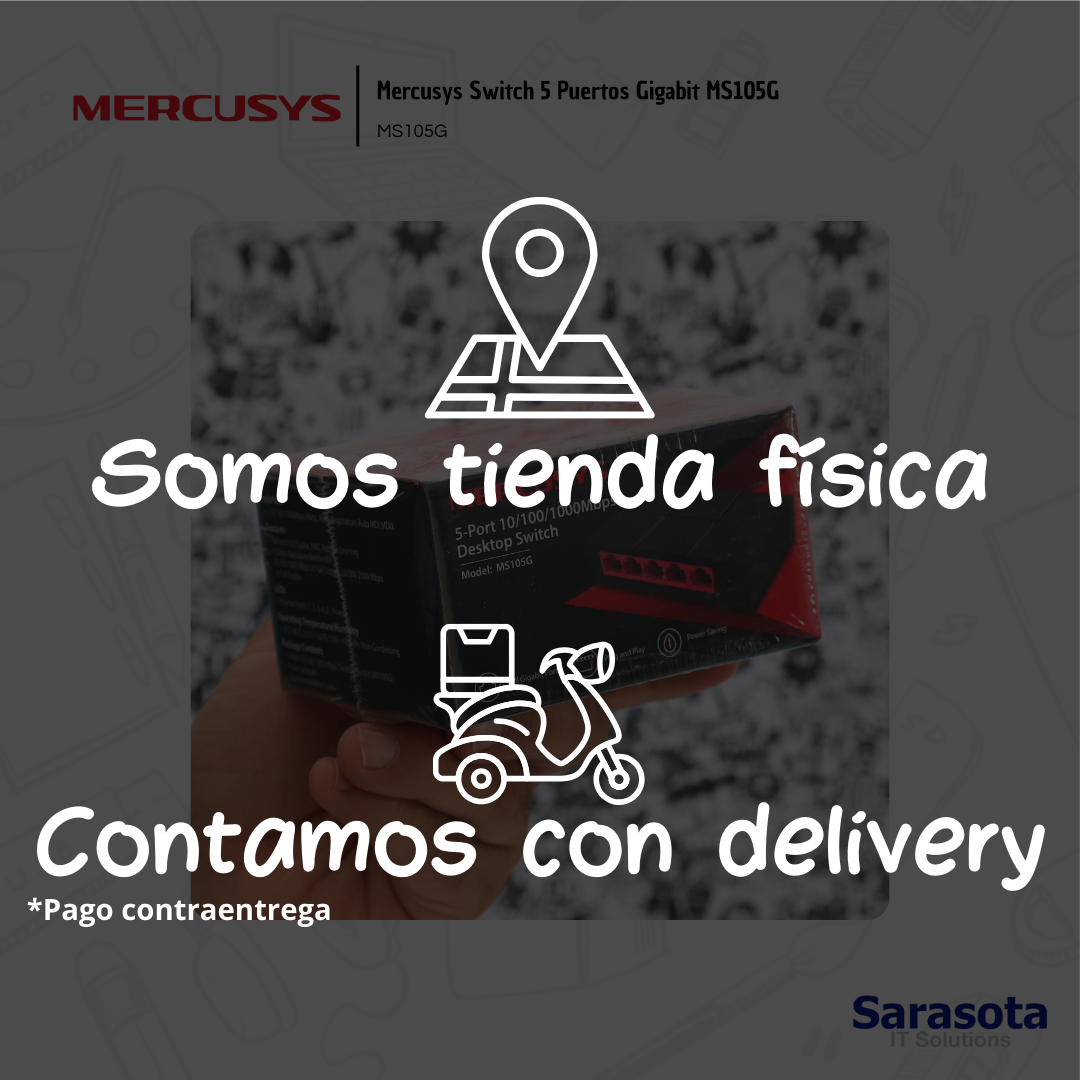 accesorios para electronica - Mercusys Switch 5 Puertos Gigabit MS105G MS105G 2