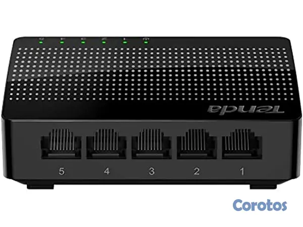 computadoras y laptops - SWITCH 5 PUERTOS TENDA SG105,  10/100/1000  3