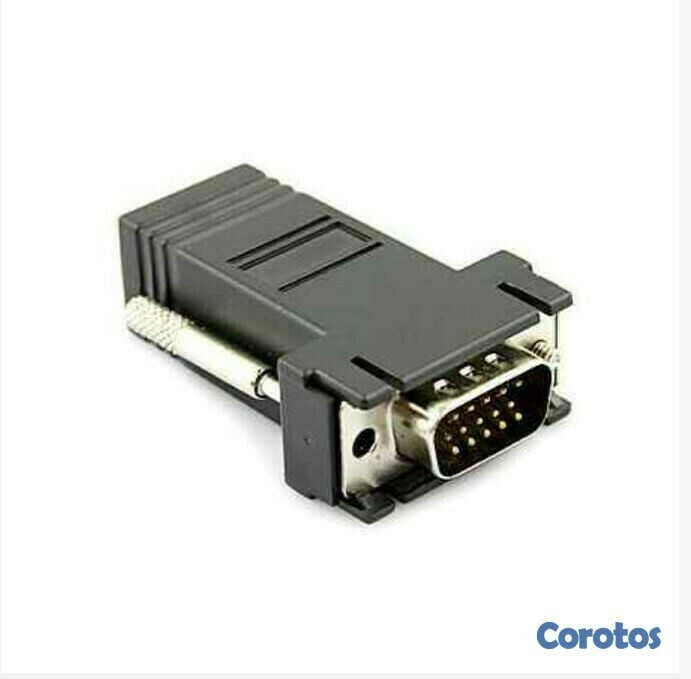 otros electronicos - Adaptador extensor VGA sobre cable CAT5/CAT6/RJ45 5