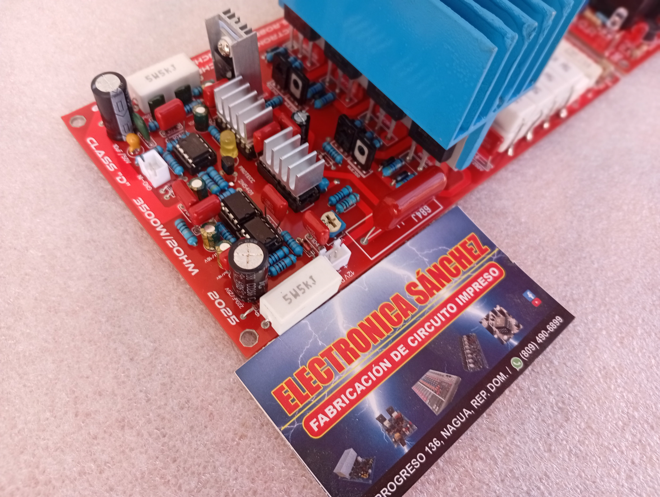 plantas e inversores - tarjeta de audio, clase D para fabricar tu propio amplificado 3500 watts RMS. 1