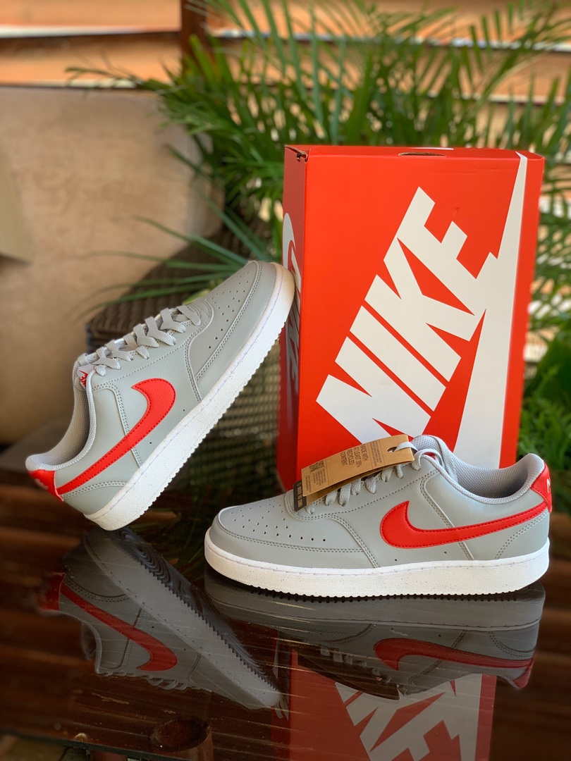 zapatos para hombre - Nike Court Low Gris