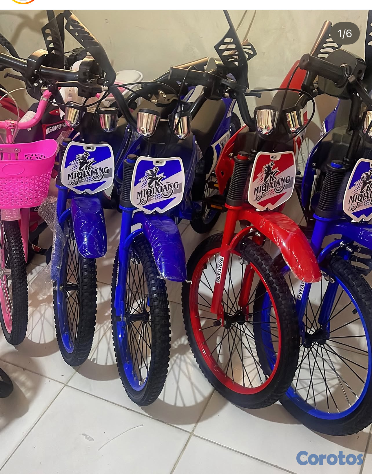 juguetes - Bicicletas  tipo motocross con sonido para niños 3-10 años Nuevas taza ancha  2