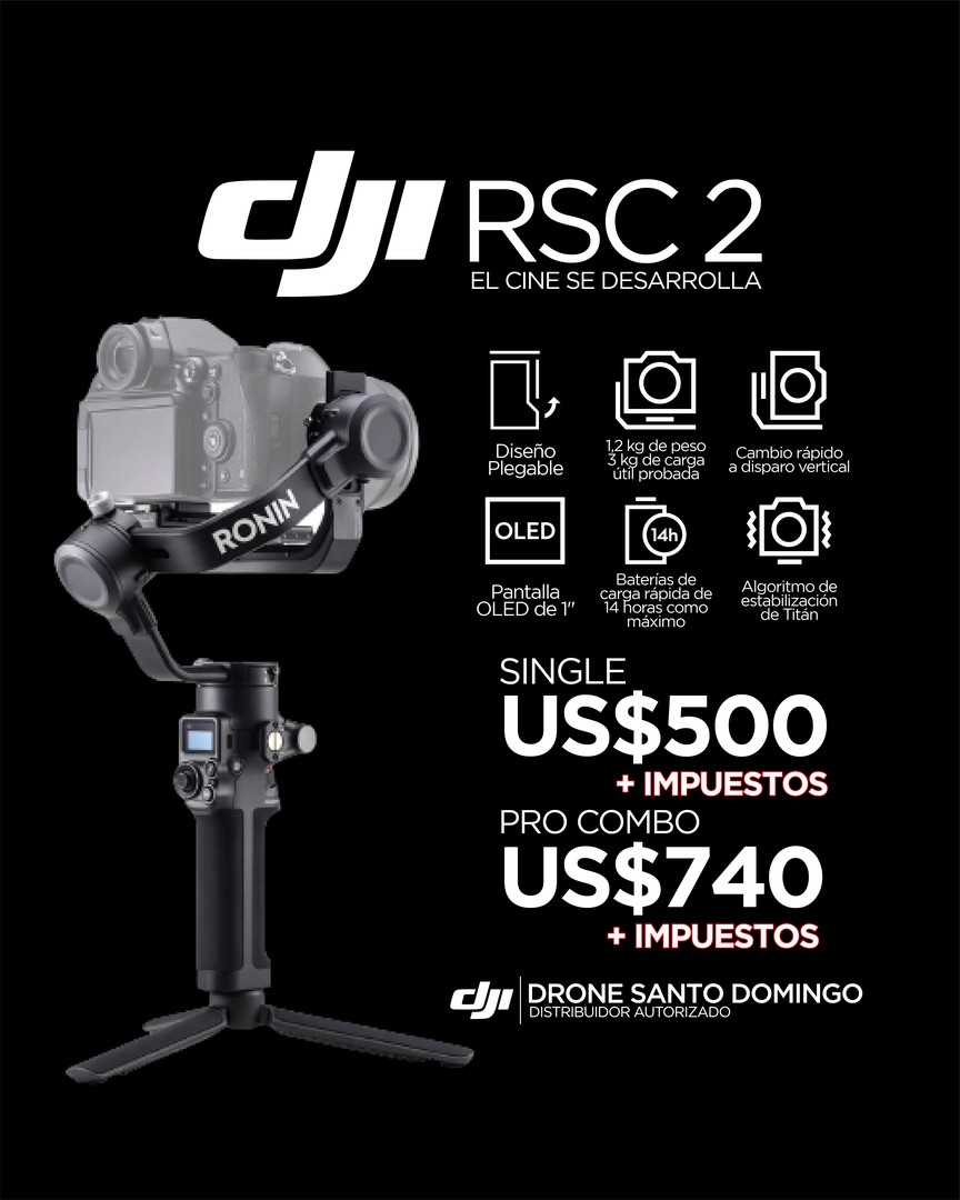 camaras y audio - 🎥DJI RONIN-SC2 (DJI RSC 2)🎥