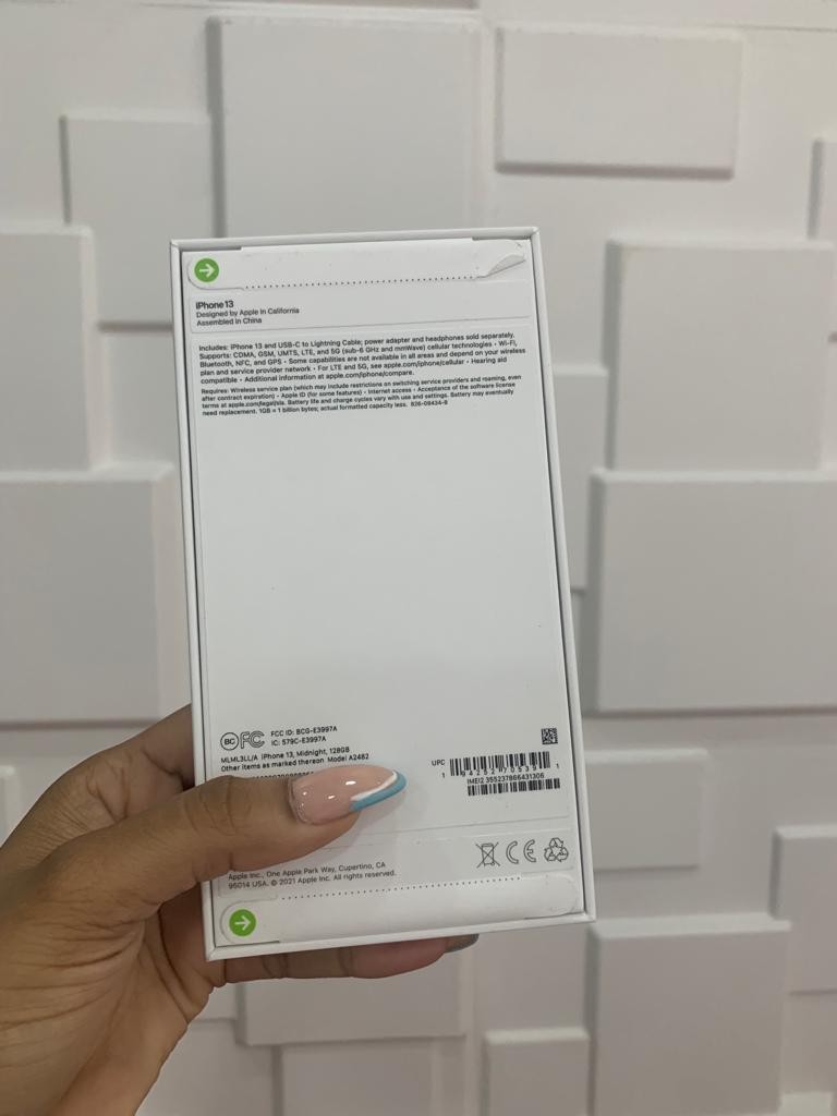 celulares y tabletas - iPhone 13 de 128gb Factory sellado clean 4