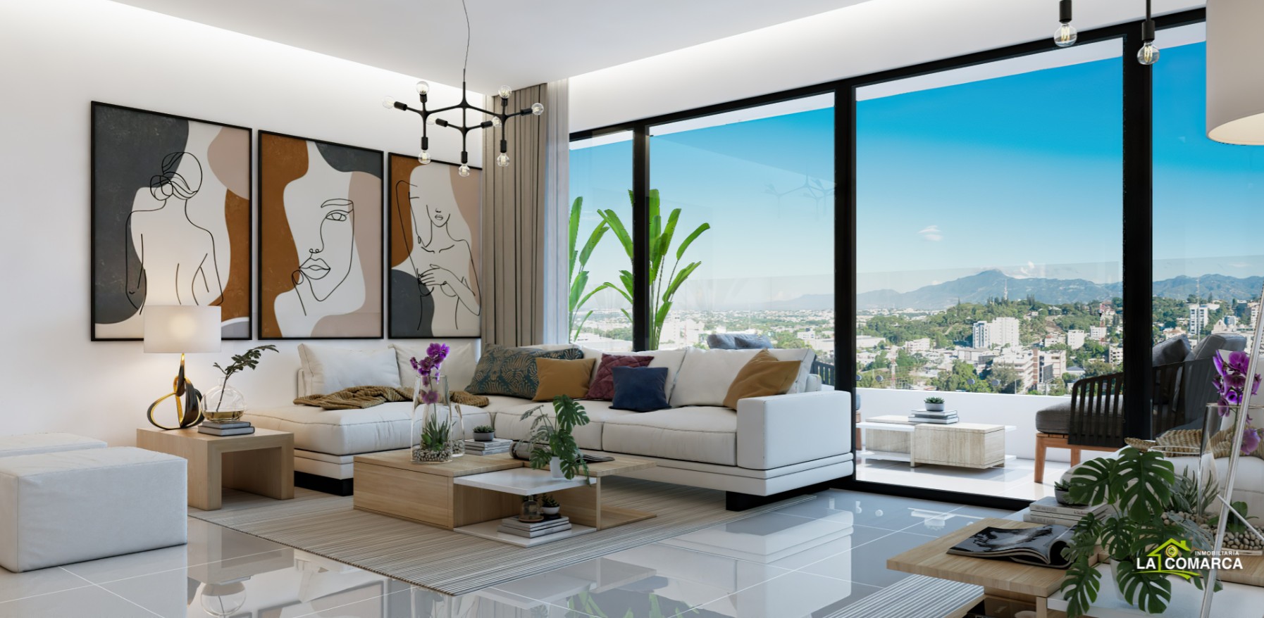 apartamentos - Apartamento amueblado en Santiago 2