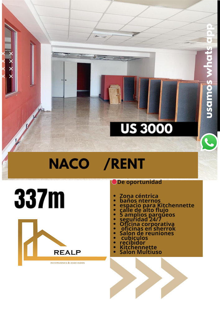 oficinas y locales comerciales - Local en zona de Naco 