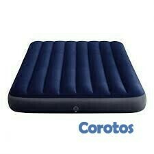 muebles y colchones - Colchón inflable intex de 60 pulgadas, super practico de inflar y cómodo 1