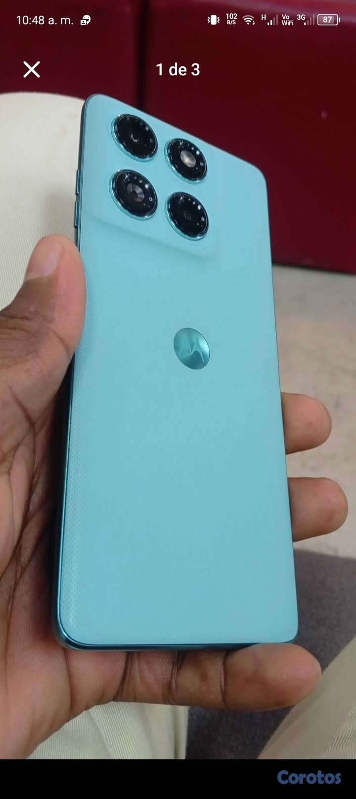 celulares y tabletas - Motorola edge 60 fusión 256G 16Ram
IP68 y IP69 proct.militar $16500 3
