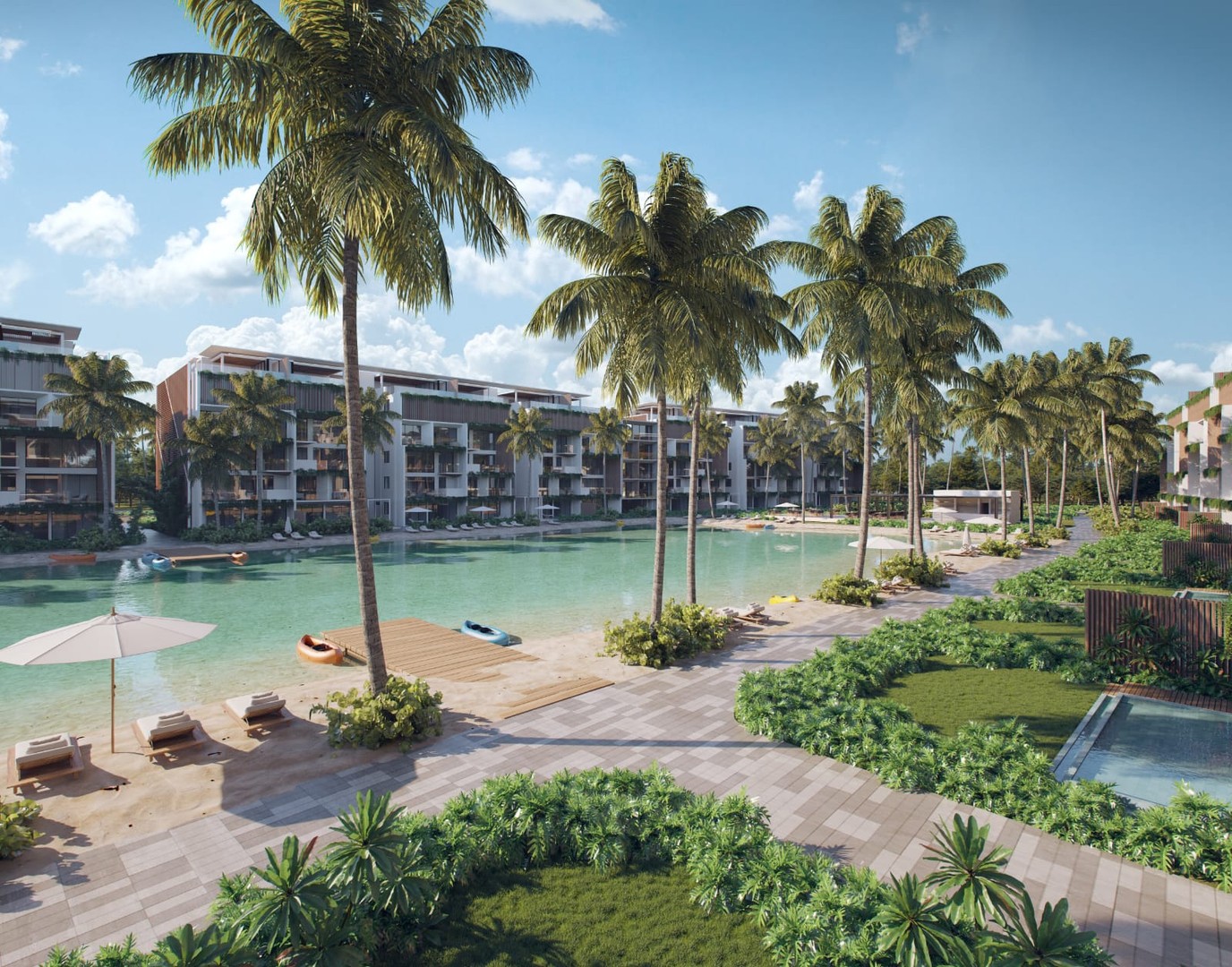 apartamentos - Apartamentos con Playa Artificial en Punta Cana  5