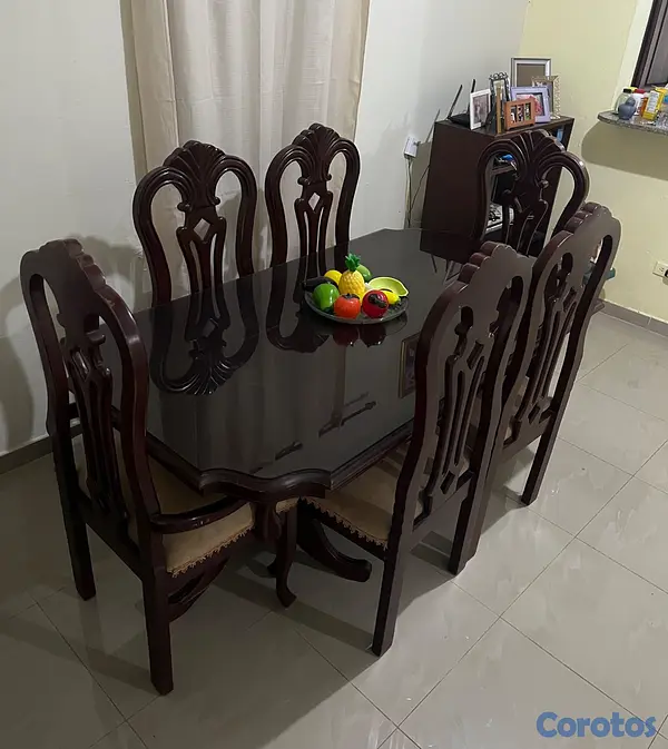 muebles y colchones - Comedor en caoba  2