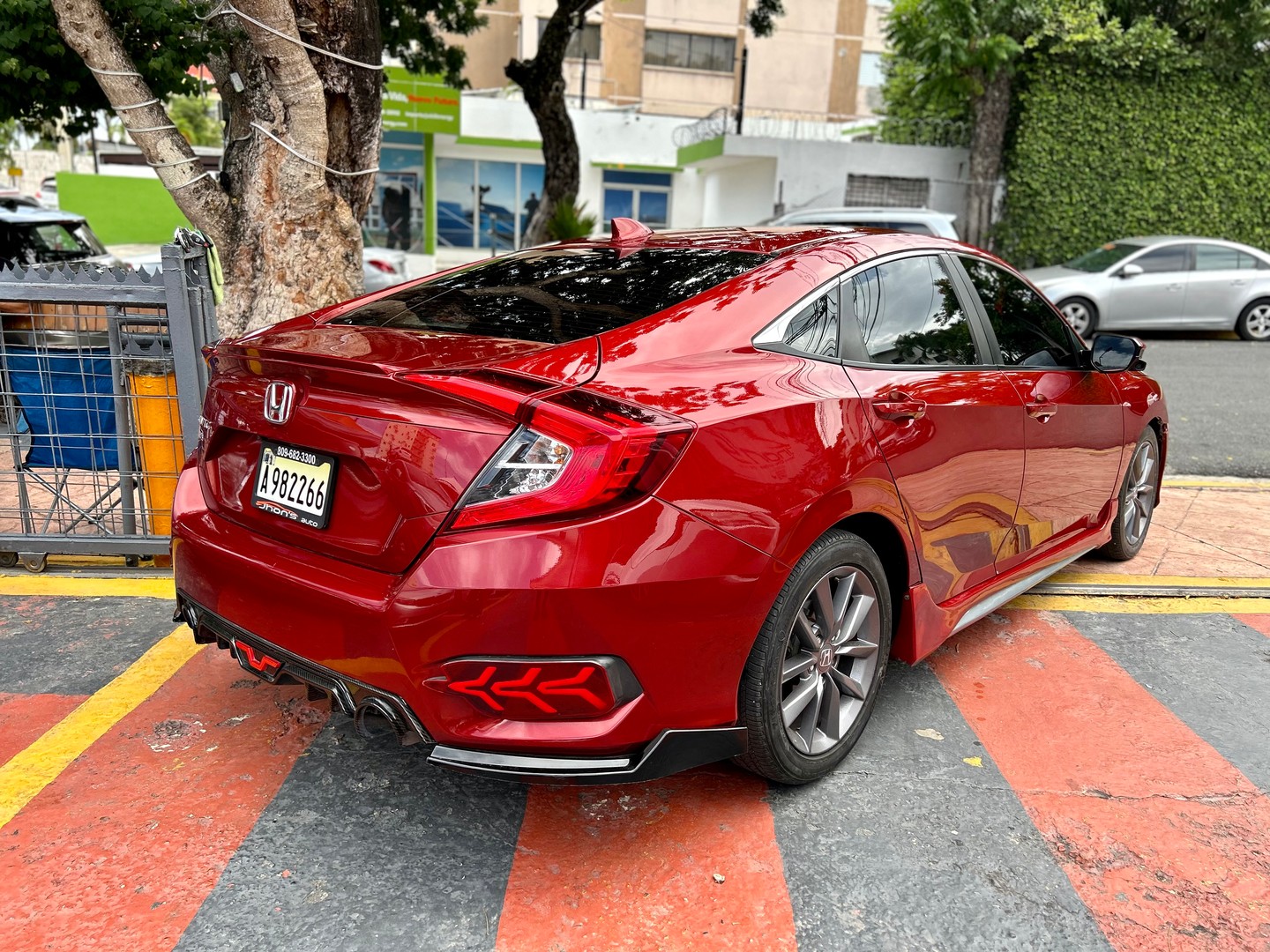 carros - Honda Civic EX Rojo 2019 1