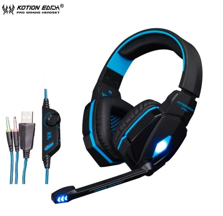 camaras y audio - Audifonos Gaming G4000 con cancelación de ruido y microfono 1