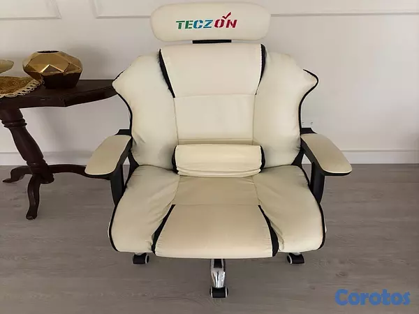 muebles y colchones - Silla blanca ergonómica  3