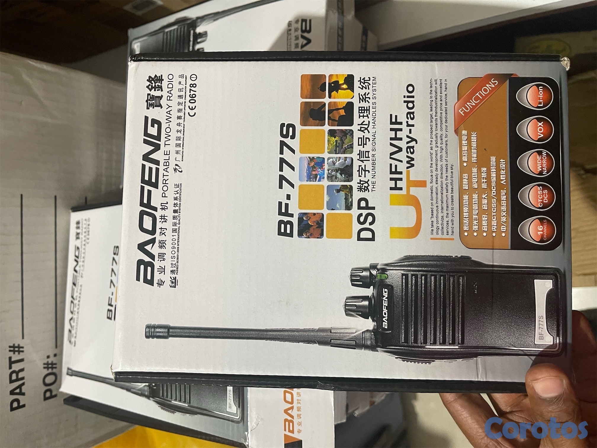 otros electronicos - Radio comunicación Baofeng. Doble. Walkie-talkie. BF-777S 2