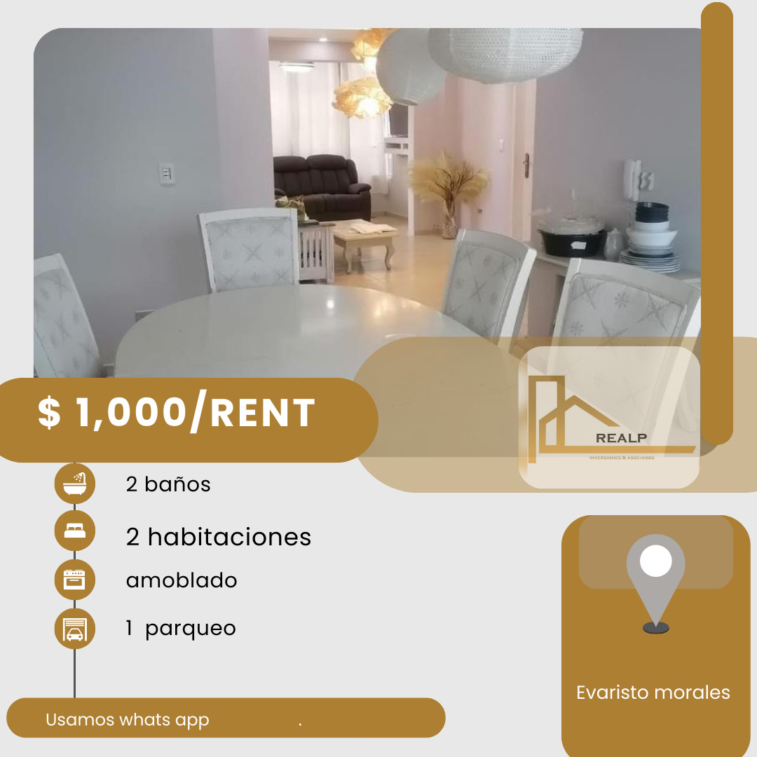 apartamentos - hermoso apartamento en zona céntrica Evaristo Morales  0