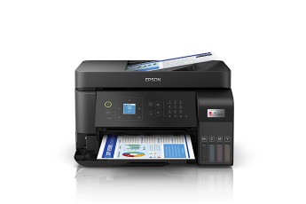impresoras y scanners - Impresora multifuncional Wi-Fi 4 en 1 de Epson EcoTank L5590