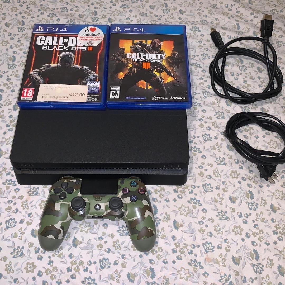 consolas y videojuegos - Playstation 4/ ps4 con 2 juegos incluidos