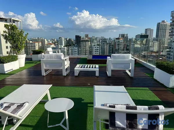 apartamentos - Apartamento Alquiler Piantini Amueblado DOS Habita 4