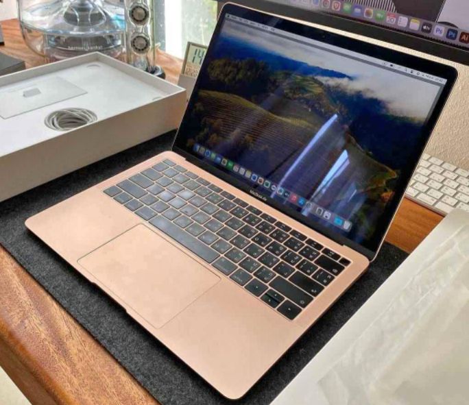 computadoras y laptops - Laptop Apple MacBook Air 2020, 13.3" M1, 8GB RAM, 256GB SSD, Rose Gold, Nueva 5