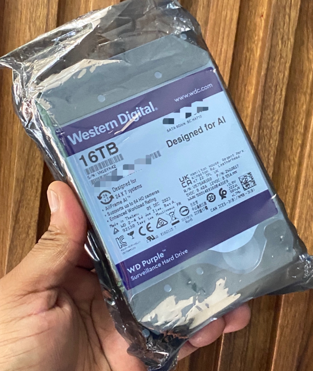 consolas y videojuegos - Dico 16TB WD purpura  2