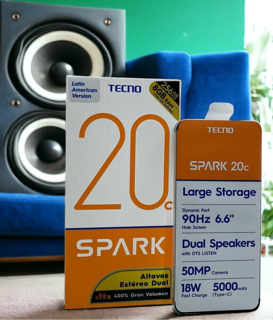 celulares y tabletas - Tecno  20c 8/128gb