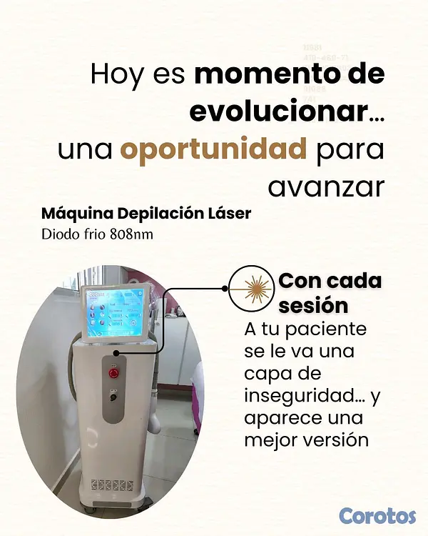 servicios profesionales - Maquina depilacion laser diodo frío 810nm 7