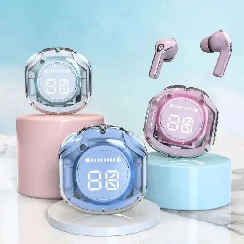 accesorios para electronica - Adifonos Inalámbricos Bluetooth Air31 Transparente 6
