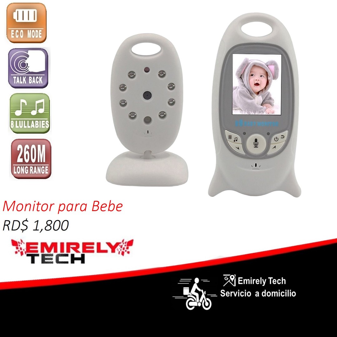 otros electronicos - Monitor para bebe Digital inalámbrico babyphone camara para bebe visión nocturna
