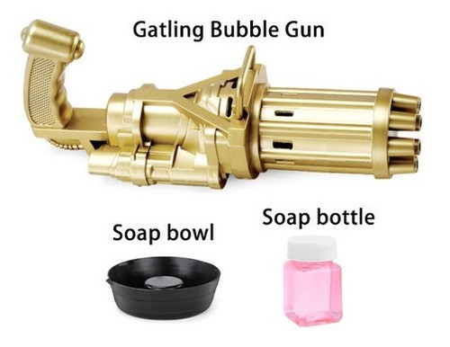 juguetes - Pistola Electrica para hacer Burbujas Niños Juguete Maquina 3