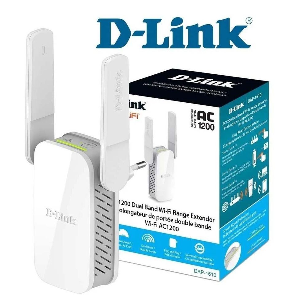 otros electronicos - EXTENSOR DE WIFI DUAL BAND D-LINK  6