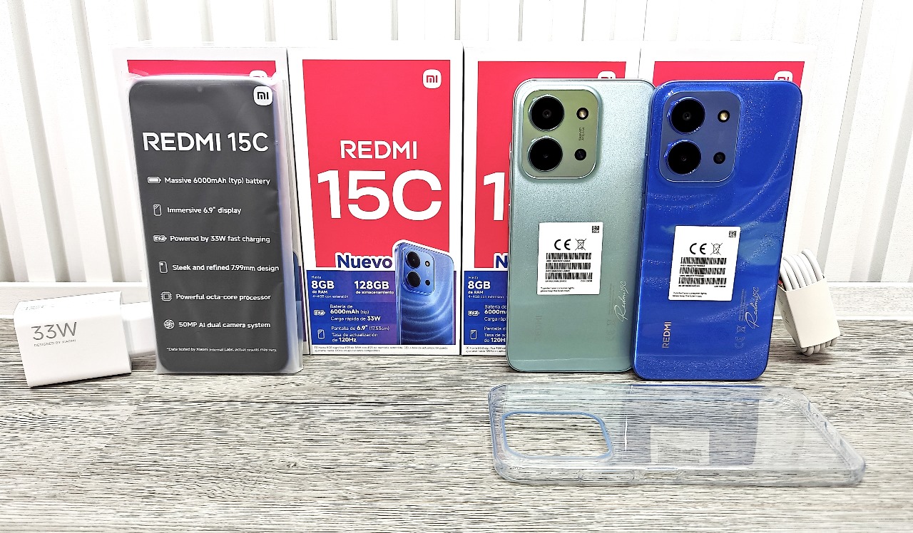 celulares y tabletas - REDMI 15C 256GB 8GB RAM NUEVO DE CAJA DESBLOQUEADO