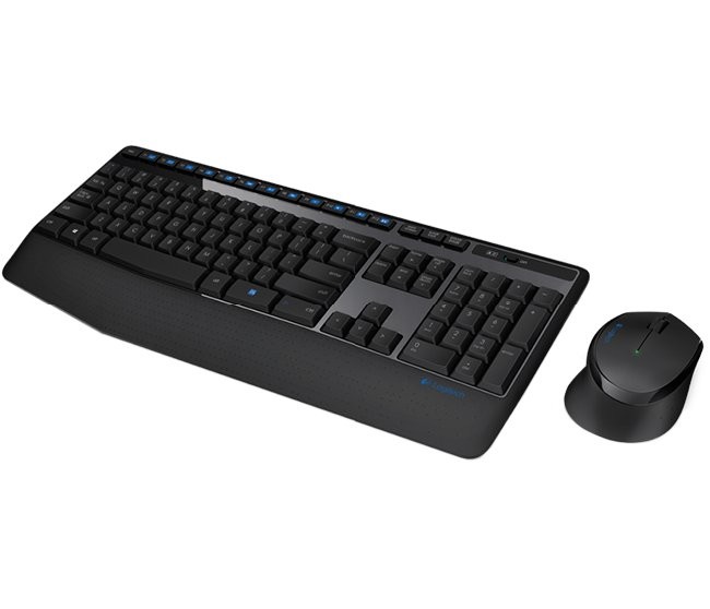 computadoras y laptops - TECLADO MOUSE LOGITECH MK345 USB WIRELESS RECEIVER 2.4GHZ WIRELESS, ESPAÑOL 1
