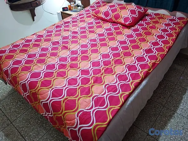 decoración y accesorios -  Colcha Reversible Full/Twin + Funda | ¡Como Nueva 3