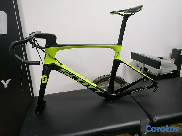 bicicletas y accesorios - Cuadro Scott Foil Disc Medium con accesorios 7