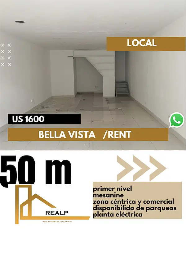 oficinas y locales comerciales - Local primer nivel bella vista 1